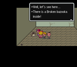 Image of the ***Broken bazooka*** item from _EarthBound_