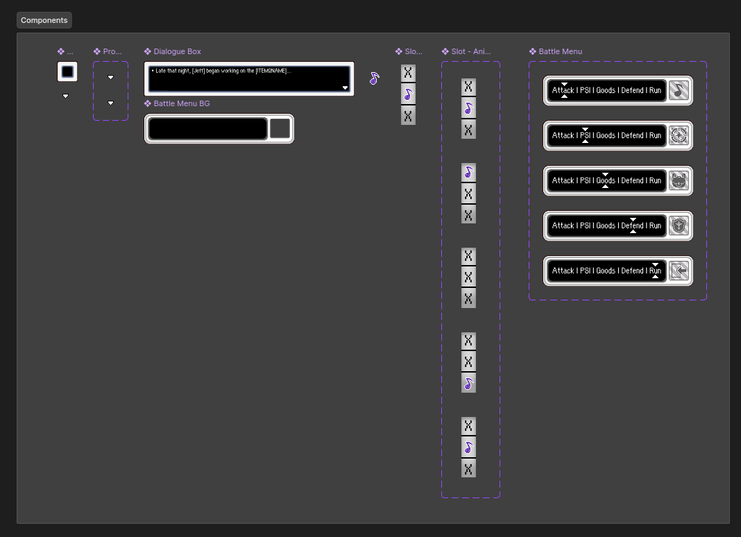 Layout of MOTHER² components created for use the HiFi prototpyes of the new repair system